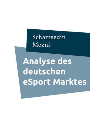 cover image of Analyse des deutschen eSport Marktes